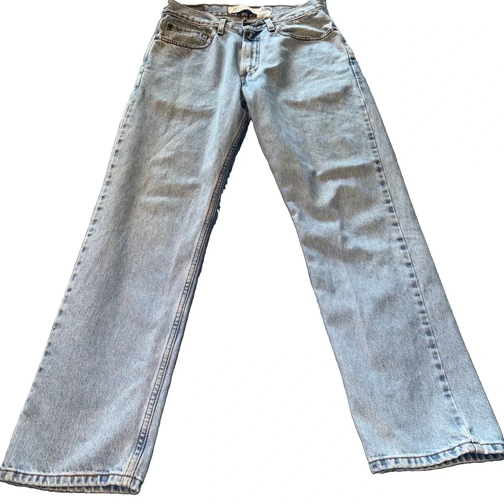 Vtg Y2K Levis 505 Jeans Mens 32x30 Blue Faded Washed Cotton